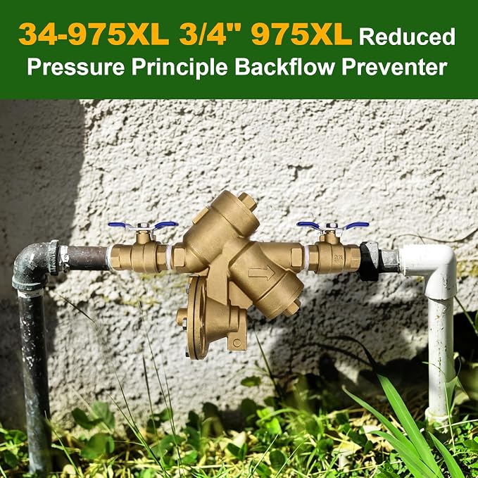 3/4" 975XL Reduced Pressure Principle Backflow Preventer | 3/4 Inch Backflow - Image 2