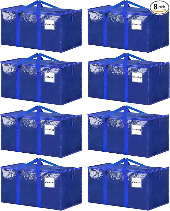ukeetap 8 Pack Extra Large Clothes Storage Bins by ukeetap