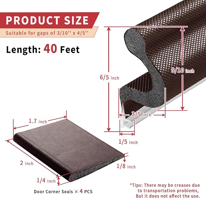 40 Feet Long Reach Weather Stripping Door Seal - Image 6