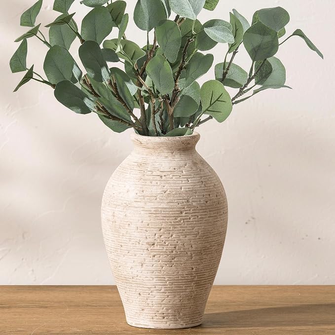 Vanselia Ceramic Flower Vase Home Decor by VanseliaHome