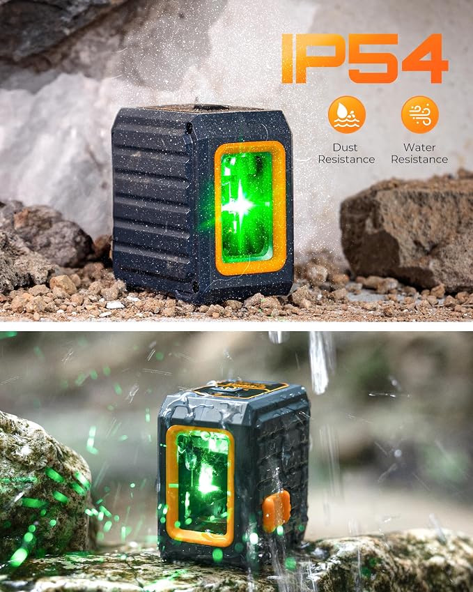 Self-Leveling Laser Level, 100ft Green Cross Line - Image 5
