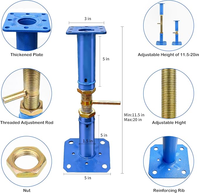 Adjustable House Jacks for Leveling - Image 2