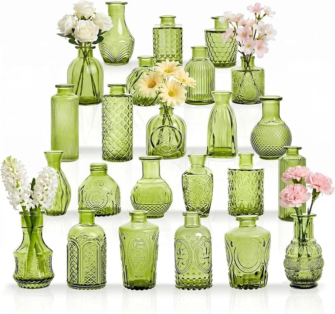 24PCS Mini Bud Vases As Wedding Centerpieces by Unknown