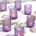 24pcs Purple Votive Candle Holders by DEVI