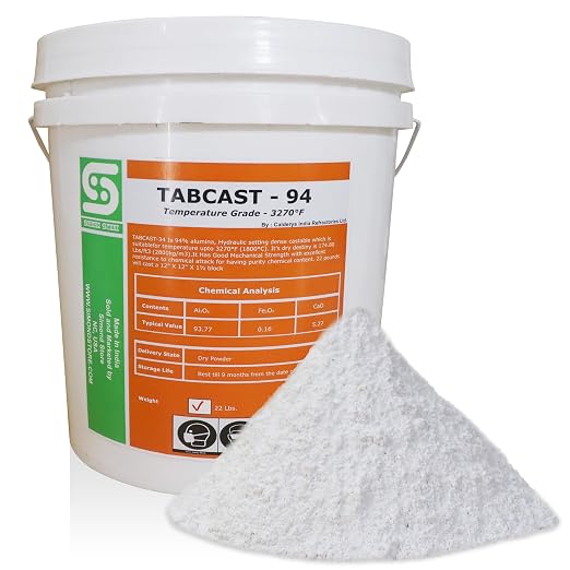 Dense Castable Refractory Cement by Simond