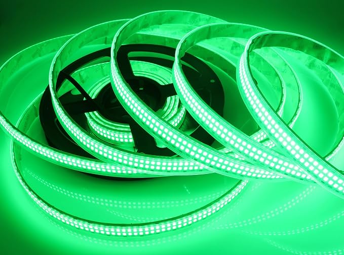 Green 12V LED Strip Lights 16.4ft, Double Row 2400LEDs IP67 Outdoor | SMD 2835 - Image 5