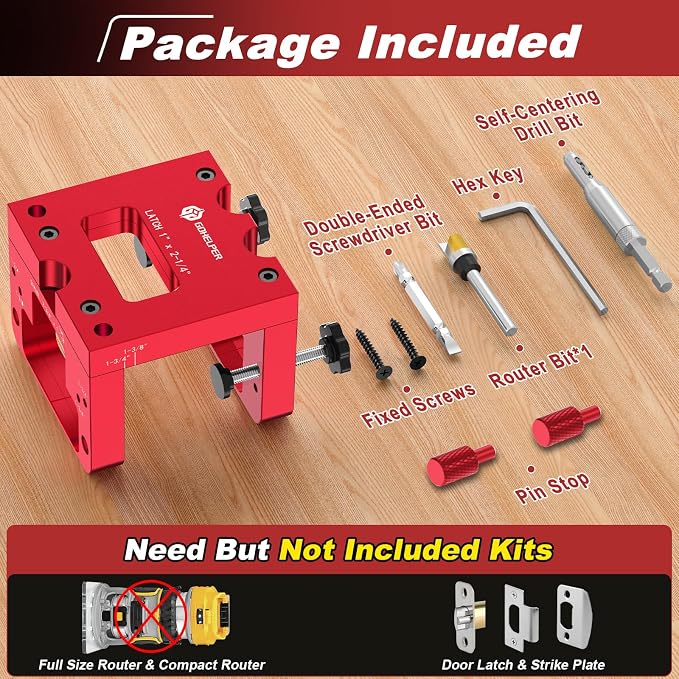 Door Latch and Strike Plate Mortise Tool - Image 7