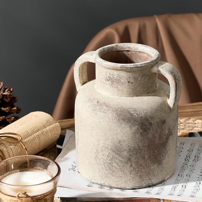 Emotionally Grounded Vase, Vaseking Ceramic Rustic Vase - Image 6