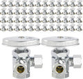 50PCS EFIELD Dual Compression Outlet Multi-Turn FIP Angle Stop Valve | 1/2" Fip by EFIELDPEXTUBING
