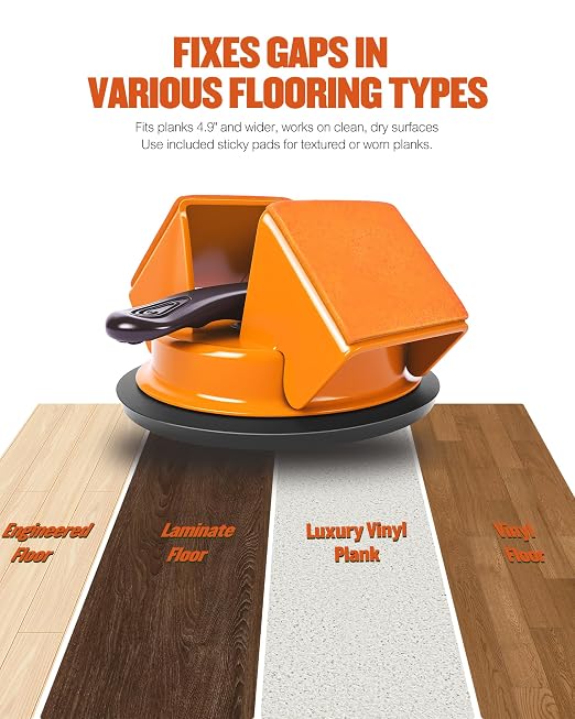 Floor Gap Fixer Tool for Laminate Repair, Floor Suction Cup Tool for Gaps - Image 5