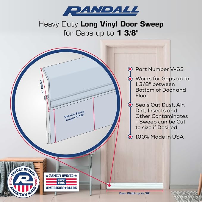 Heavy Duty Aluminum Door Sweep - Image 2