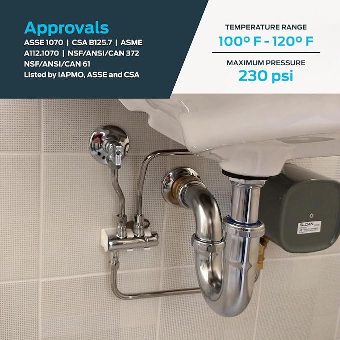 Cash Acme 3/8 Inch HG135 Thermostatic Mixing Valve - Image 4