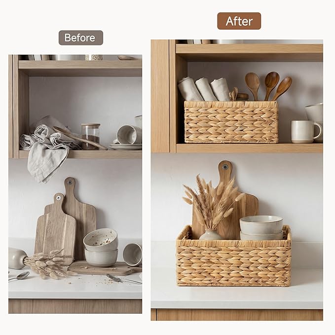 StorageWorks Wicker Storage Baskets - Image 6