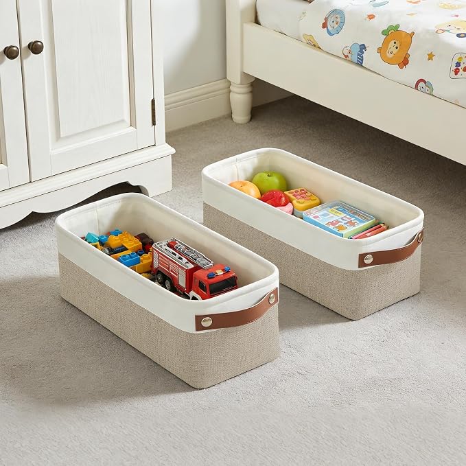 Small Fabric Storage Baskets, Decorative Basket - Image 3