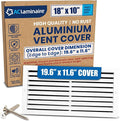 18x10 Aluminum Wall Ceiling Air Return Vent Cover HVAC Rustproof Grille by ACLAMINAIRE