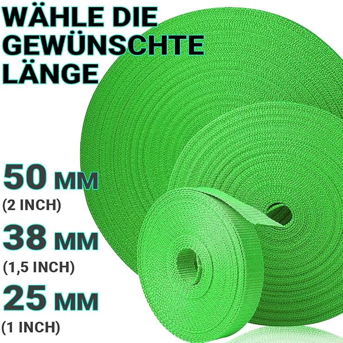 Webbing Strap, 3/4" to 2", 10-50 Yds, EDC gear, backpack repair and pet dog - Image 9