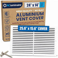 24x14 Aluminum Wall Ceiling Air Return Vent Cover HVAC Rustproof Grille by ACLAMINAIRE