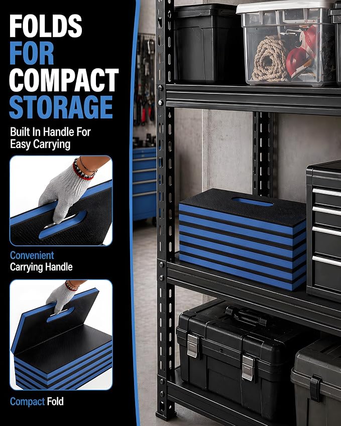 Mechanic Mat, 47.2 x 15.7 x 1 Inch Foldable Mechanic Kneeling Pad - Image 7