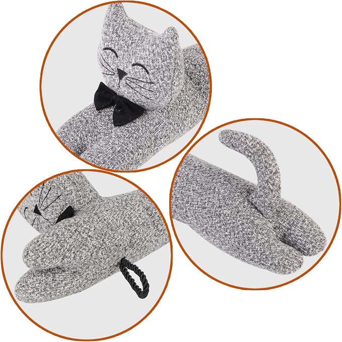 34 Inch 3LB Heavy Duty Under Door Draft Stopper, Decorative Soundproof Door - Image 3