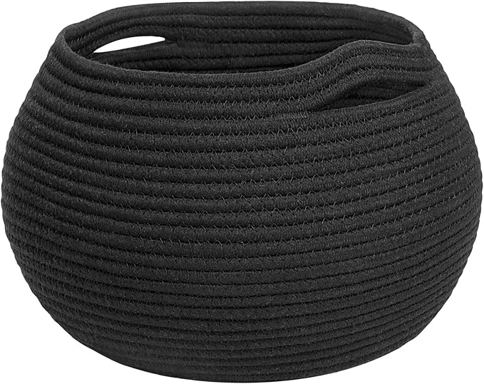 Goodpick Round Woven Rope Storage Basket by Goodpick