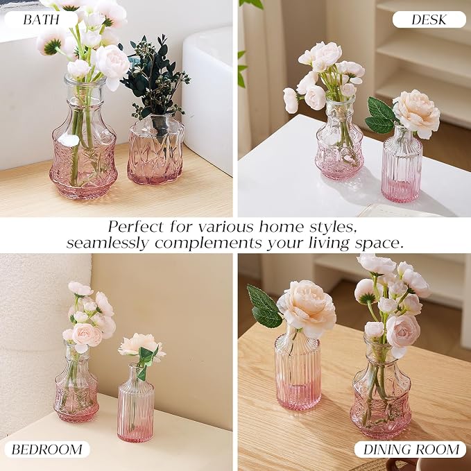 Glass Bud Vase Set of 30 - Image 5