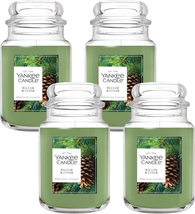 Yankee Candle Balsam & Cedar, Scented Candle, 22oz Large Jar by Unknown