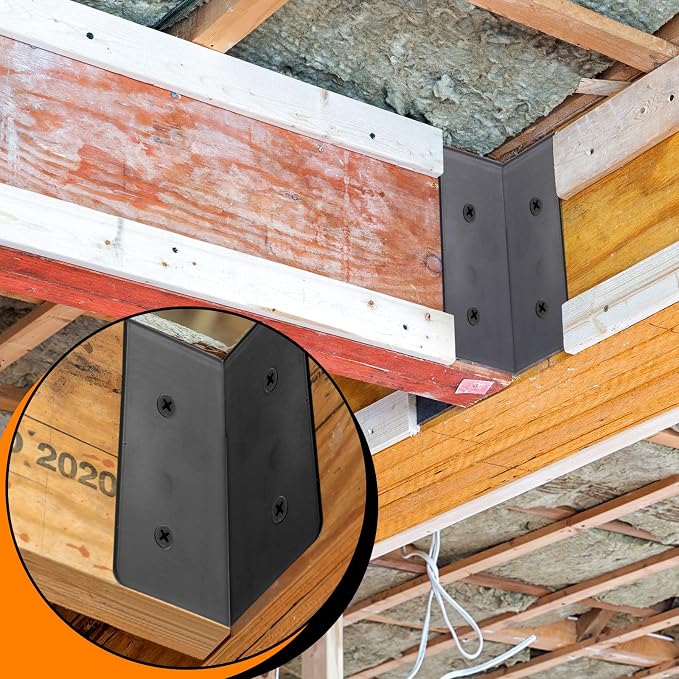 Blulu 30 Pcs 2"x4" Concealed Joist Hangers - Image 5