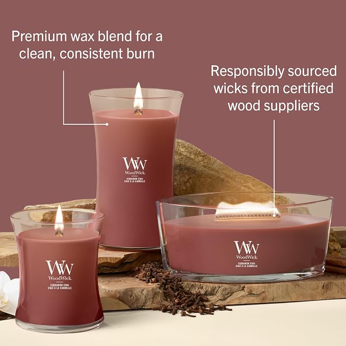 WoodWick Cinnamon Chai Holiday Candle Gifts - Image 7