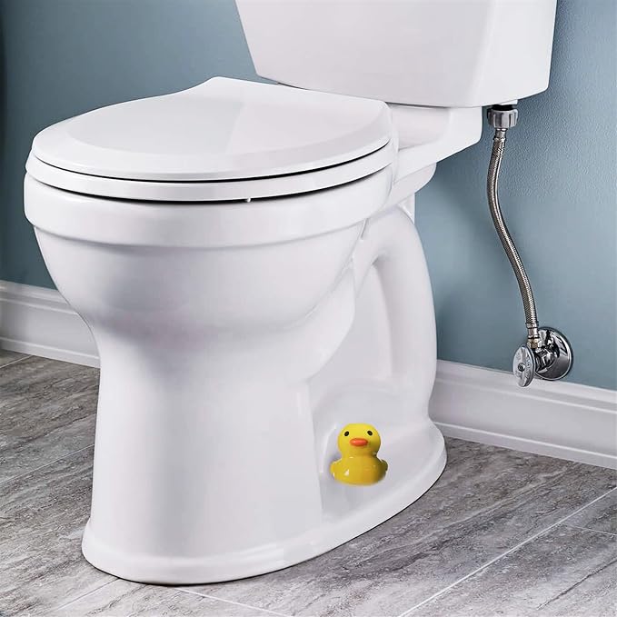 Yellow Duck Toilet Floor Bolt Caps, Ceramic Duck Toilet Bolt Covers - Image 7