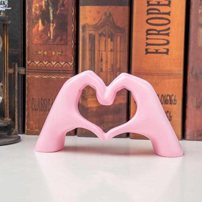 Small Heart Hands Sculpture Decor - Image 5