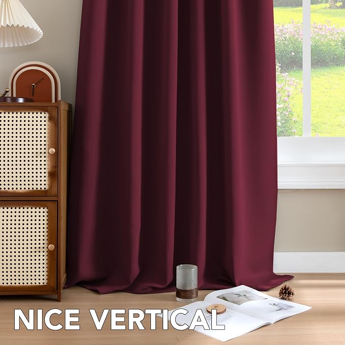 H.VERSAILTEX Christmas Blackout Curtains Thermal Insulated Window Treatment - Image 8