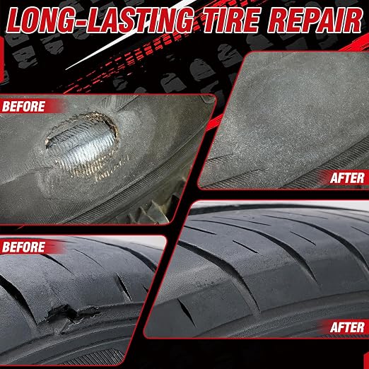 Vulcanizing Cement 8.5Oz, All Purpose Tire Repair Glue, Fast-Dry Rubber Cement - Image 3
