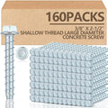 Tandefio 160 Pack 3/8 x 2-1/2" Concrete Anchors and Screw Kits Galvanized | by Tandefio
