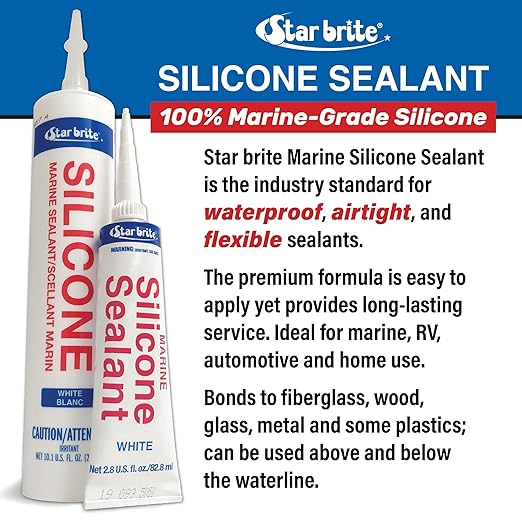 STAR BRITE Marine Silicone Sealant White - Image 4