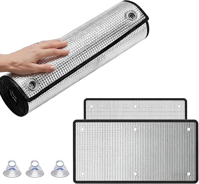 Window Insulation Film Aluminum Foil, Heat Control Thermal Barrier by Unknown