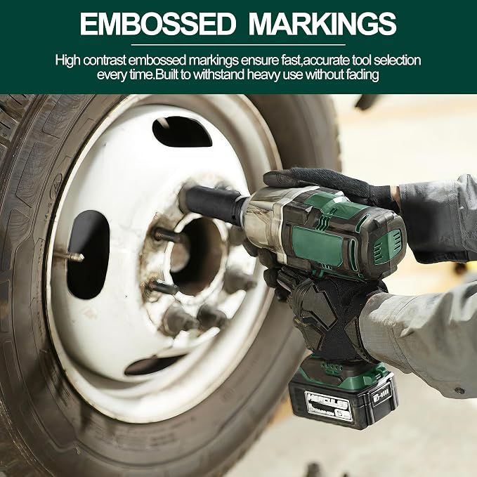 31-Piece 3/4" Drive SAE Impact Socket Set | Crafted from rugged Cr-Mo alloy - Image 5