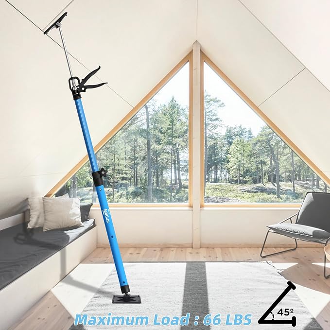 4PK Dust Barrier Poles, Steel Cabinet Jacks - Image 5