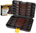Extra-Long Allen Hex Bit Socket Set: 20-Piece 3/8 Inch Drive, 150mm S2 Steel by ELEAD