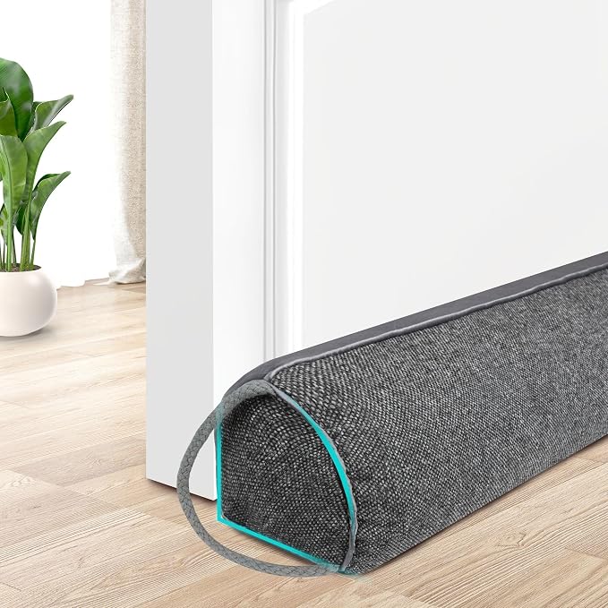 TORRAMI Under Door Draft Stoppers 38 Inch, Heavy Triangle Stop Draft Block Cold - Image 6