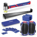 WORKPRO Laminate Flooring Installation Kit, Knee Pads, Heavy Duty Pull Bar by WORKPRO