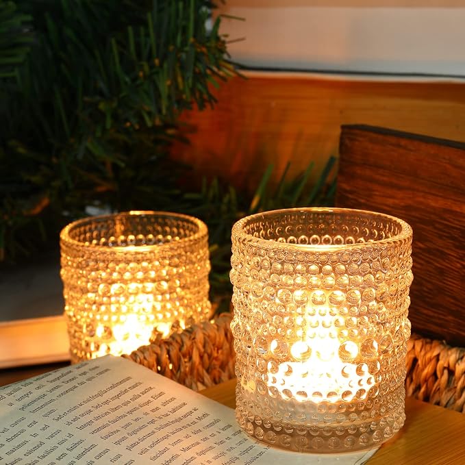 TRIRITE 36 Pack Votive Candle Holders, Reusable Durable Elegant Vintage Votives - Image 8