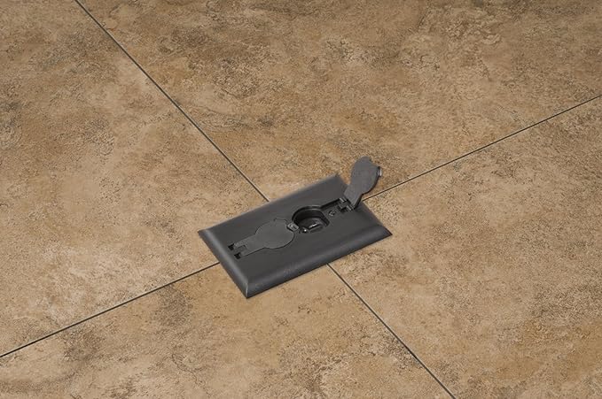 Arlington Industries FLBRF101BL-1 Retrofit Electrical Floor Box - Image 3
