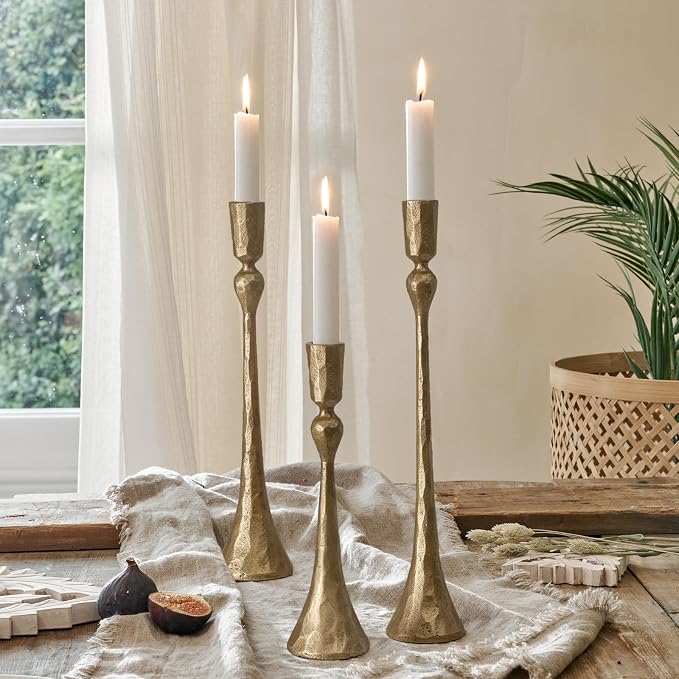 Vintage Cast Iron Taper Candle Holder - Image 7