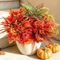 Artificial Fall Flowers for Outdoors Fake Plants Fall Decor, Faux Plants UV by Cherica
