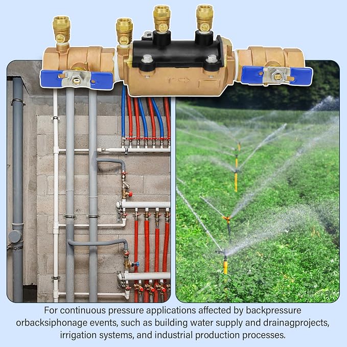 1-350 1" Double Check Backflow Preventer, Double Check Valve Assembly | 1 inch - Image 3