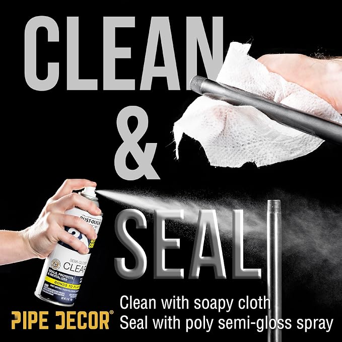 PIPE DECOR 6-Way Fitting, 3/4 Inch, Shelving and Standard 3/4 Inch Plumbing Pipe - Image 8