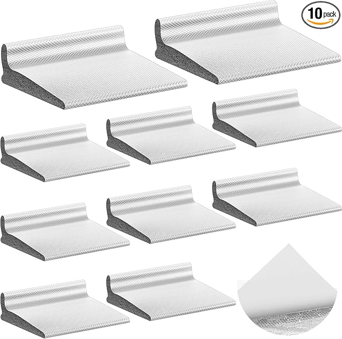 Pangda 10 Pcs Door Corner Seals, Self Adhesive, Frame Corner Seals, Peel and by Pangda