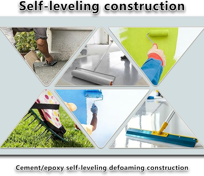 Self-Leveling Cement Tool Kit, Professional Epoxy Flooring Leveling Set - Image 9