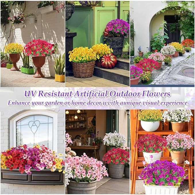 30 Bundles Realistic Artificial Flowers Bulk - Image 4
