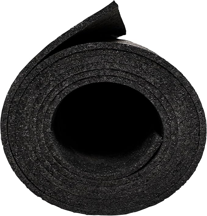 MSI Rubber Utility Mat 60in. x 96in. Black Non-Slip Floor Mat Tile - Image 4